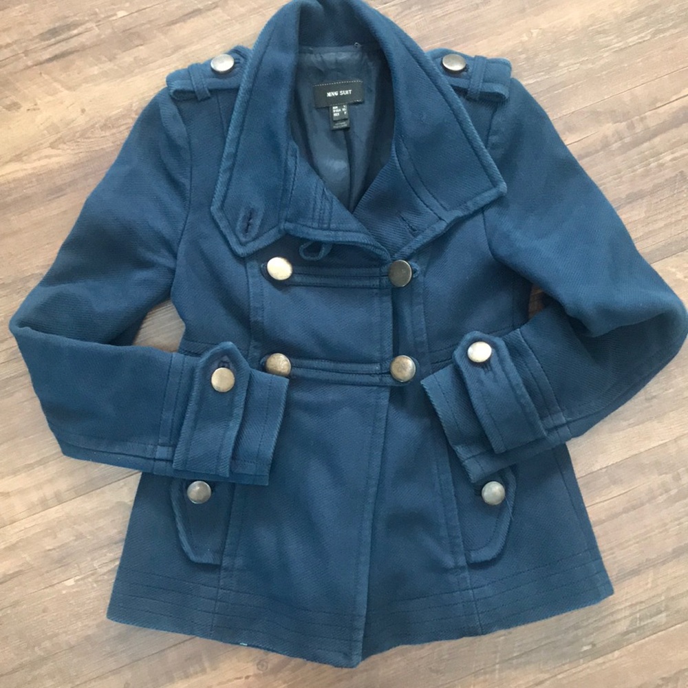 Navy Blue jacket with button detailing